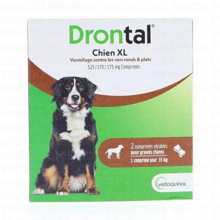 DRONTAL Chien - XL 2 comprim&eacute;s