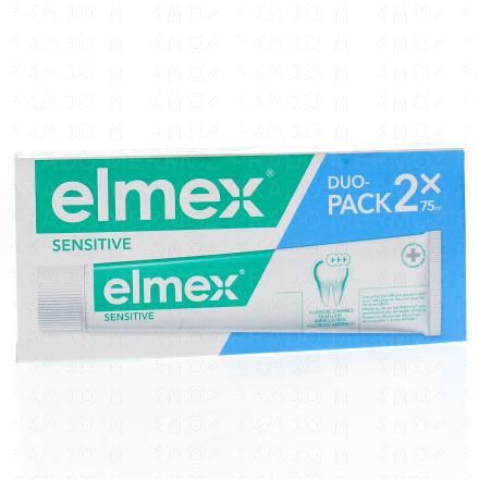 ELMEX Sensitive dentifrice pour dents sensibles (lot de 2 tubes 75ml)