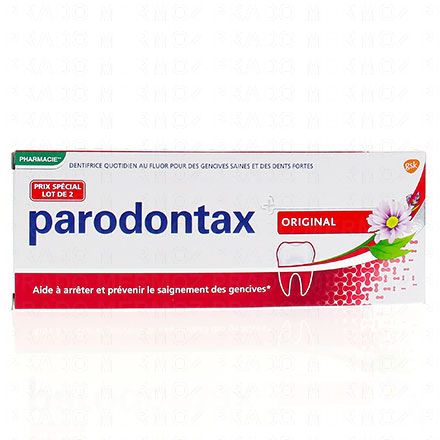 PARODONTAX Dentifrice fluor (lot de 2 tubes 75ml)