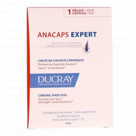 DUCRAY Anacaps Expert - Chute de cheveux chronique (30 g&eacute;lules)