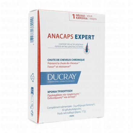 DUCRAY Anacaps Expert - Chute de cheveux chronique (30 gélules)