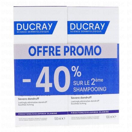 DUCRAY Kélual DS - Shampooing Traitant anti-pelliculaire (lot de 2 x 100ml)
