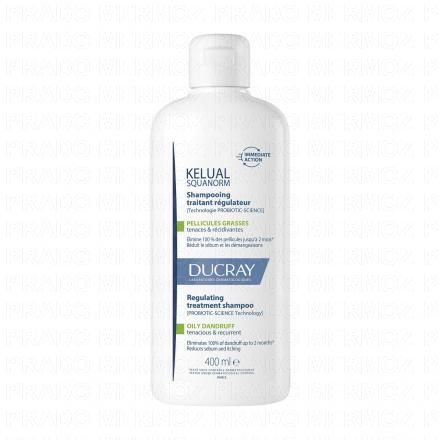 DUCRAY Kelual Squanorom - Shampooing Traitant R&eacute;gulateur Pellicules Grasses 400ml