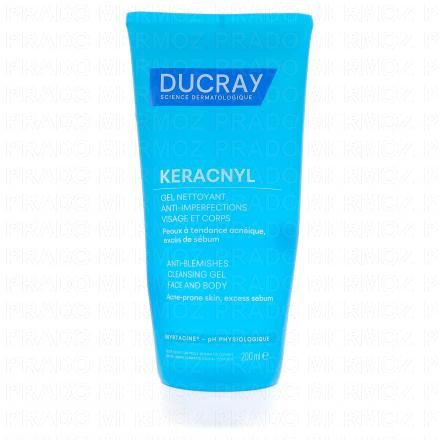 DUCRAY Keracnyl - Gel moussant visage et corps (200ml)