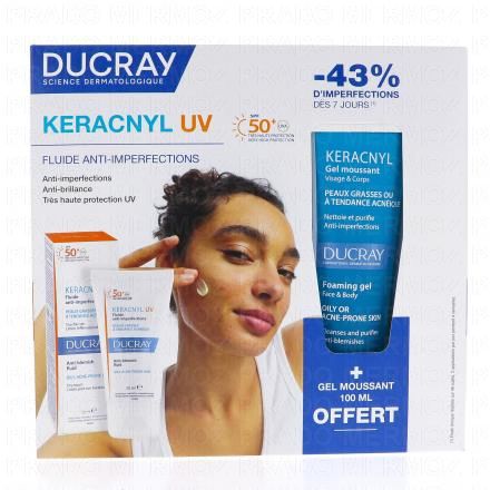 DUCRAY Keracnyl UV fluide anti-imperfections SPF 50+ 50ml