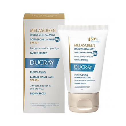DUCRAY Melascreen soin global main SPF 50+