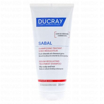 DUCRAY Sabal - Shampooing traitant s&eacute;bo-r&eacute;gulateur 200ml