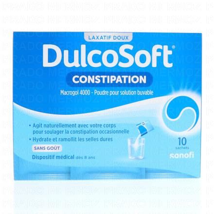 DULCOSOFT Constipation Laxatif doux Boîte de 10 sachets