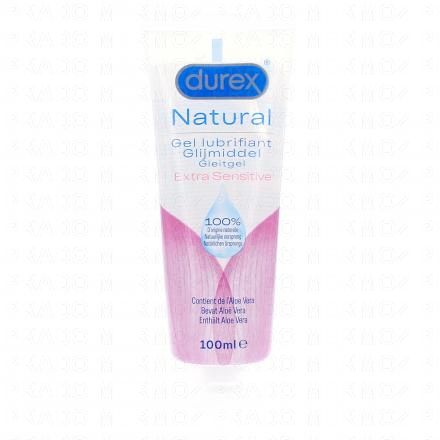 DUREX Lubrifiant - Natural Gel Extra Sensitive 100 ml - 100% Origine Naturelle 100 ml