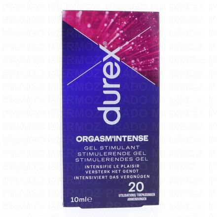 DUREX Lubrifiant - Gel Stimulant Orgasm' Intense- Intensifie L'Orgasme Féminin 10 ml
