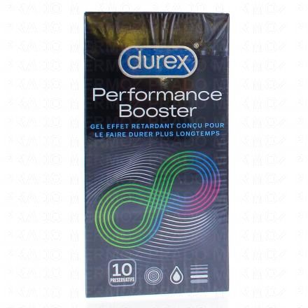 DUREX Pr&eacute;servatifs - Performance Booster - Boite De 10 Pr&eacute;servatifs