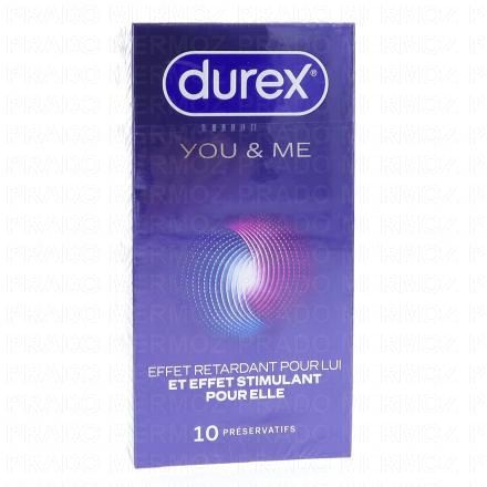 DUREX Préservatifs - You & Me - Boite De 10 Préservatifs