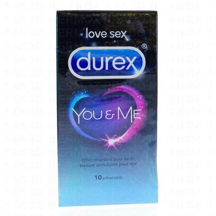 DUREX Préservatifs - You & Me - Boite De 10 Préservatifs
