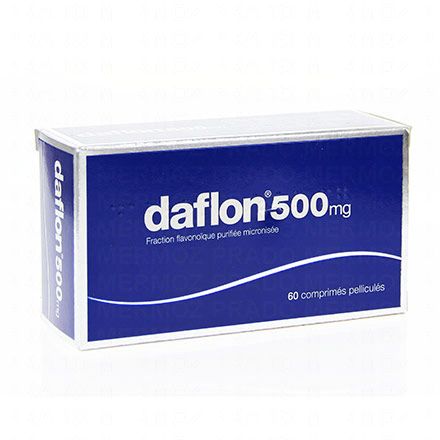 Daflon 500mg (boite de 60 comprimés)