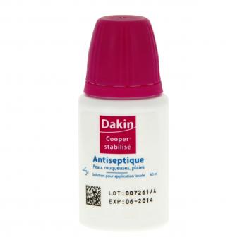 Dakin cooper stabilisé (flacon de 60 ml)