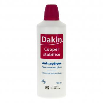 Dakin cooper stabilisé (flacon de 500 ml)