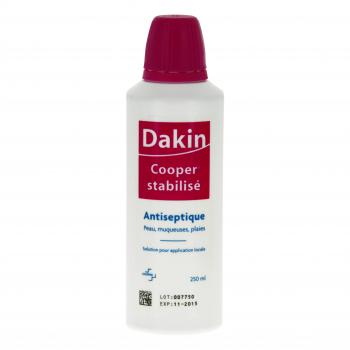 Dakin cooper stabilisé (flacon de 250 ml)