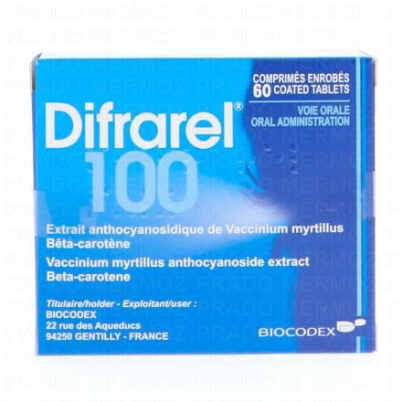 Difrarel 100 mg Bo&icirc;te de 60 comprim&eacute;s