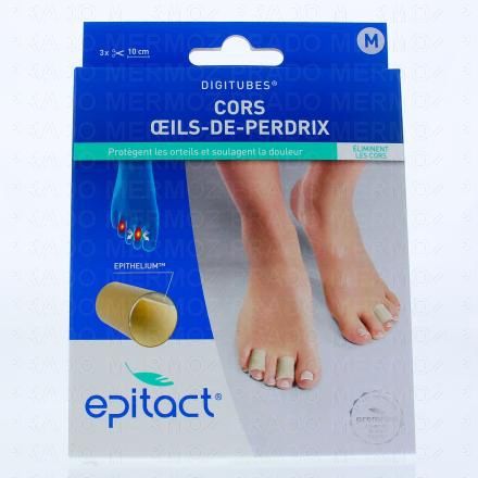 EPITACT Digitubes &eacute;pith&eacute;lium 26 cors et oeils de perdrix (lot de 3 medium)