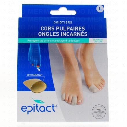 EPITACT Doigtiers cors pulpaires &agrave; l'epithelium 26 (lot de 2 large)