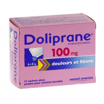 Doliprane 100 mg