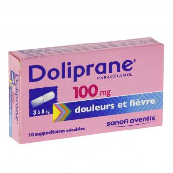 Doliprane 100 mg