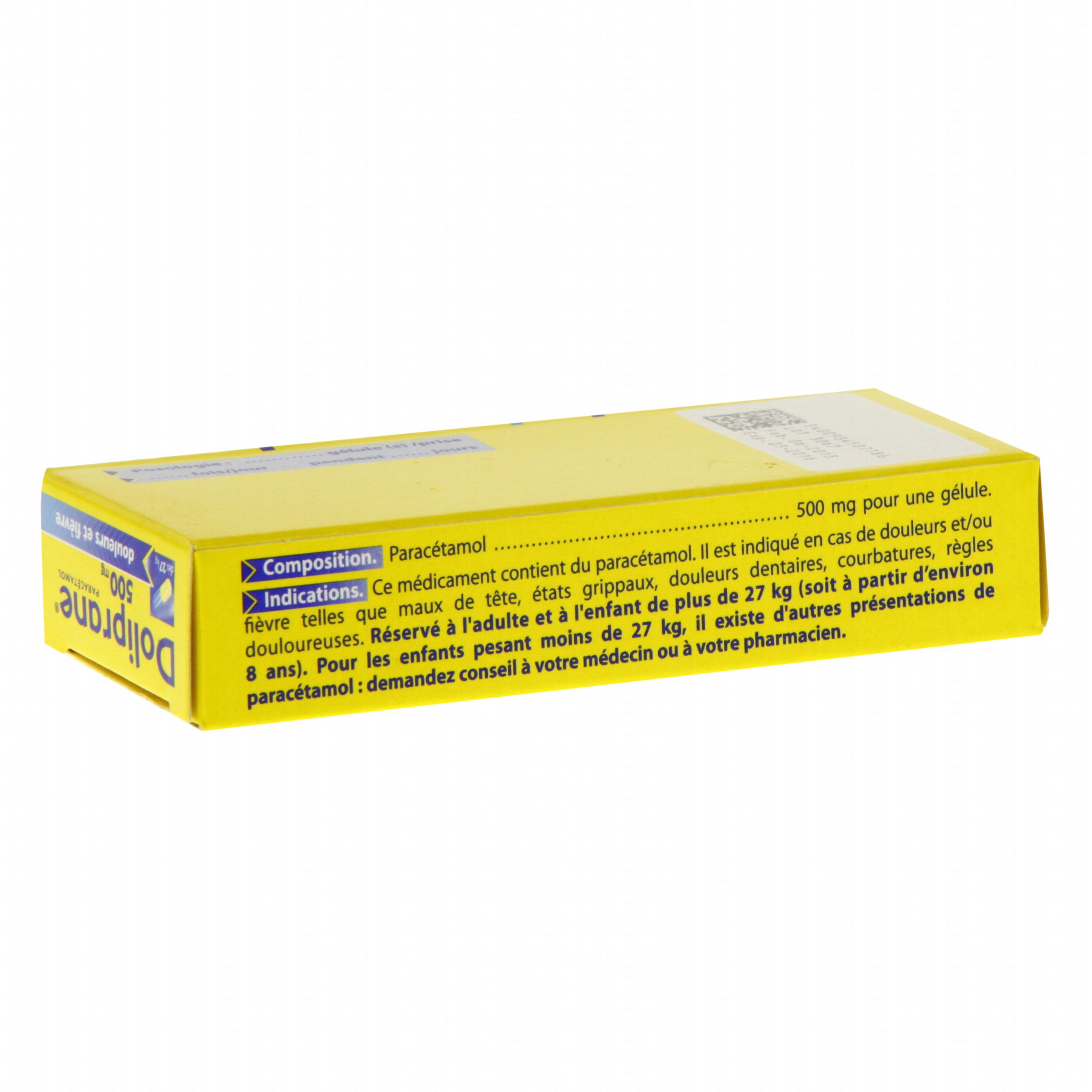 Doliprane 100 mg boîte de 10 suppositoires - Médicament conseil - Pharmacie  Prado Mermoz