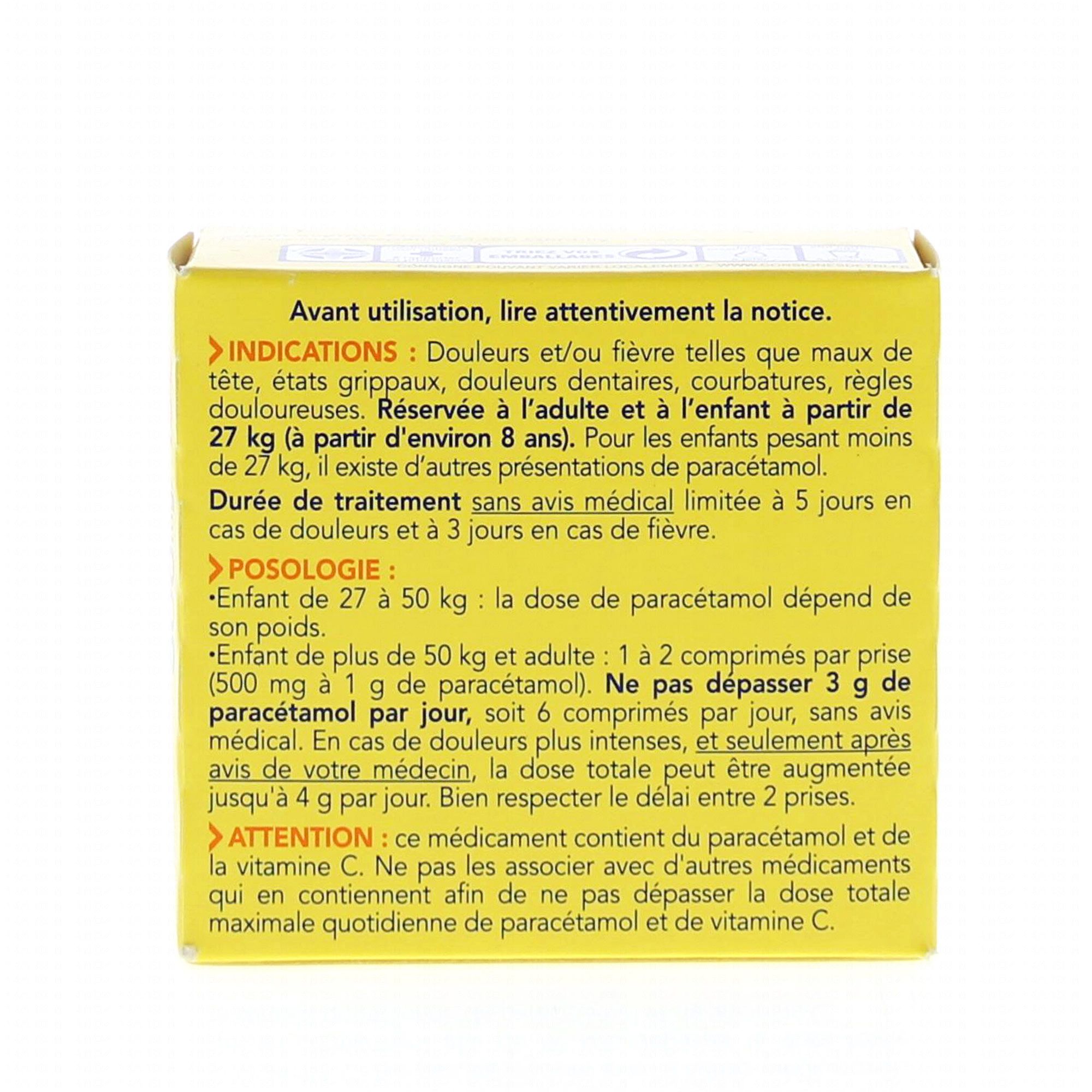 Doliprane Vitamice C Efferevescent 500mg Paracetamol 150mg Vitamine C 16 Comprimes Sanofi Aventis Medicament Conseil Pharmacie En Ligne Prado Mermoz Doliprane Vitamice C Efferevescent 500mg Paracetamol 150mg Vitamine C 16 Comprimes Sanofi Aventis Medicament Conseil Pharmacie En Ligne Prado Mermoz