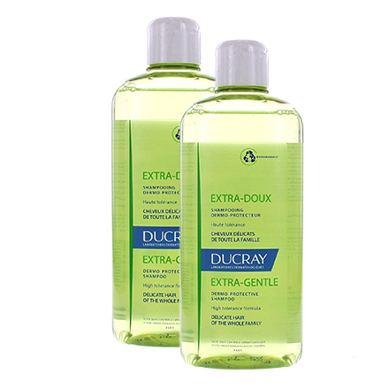 Ducray Shampooing extra-doux (lot de 2 flacons pompe 400ml)