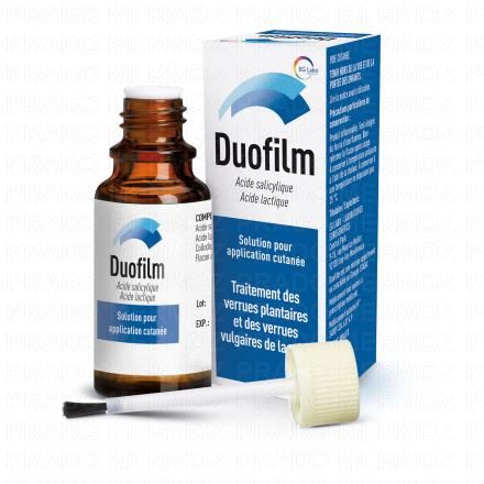 DUOFILM Solution pour application cutanée Flacon de 15 ml