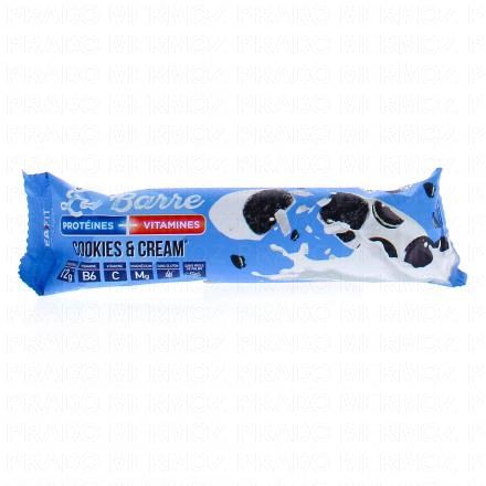EA FIT La Barre prot&eacute;ines et vitamines Cookies & Cream 49g