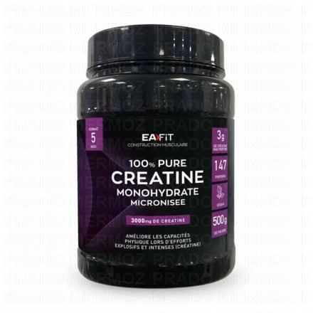 EAFIT 100% Pure Creatine Format 5 Mois Go&ucirc;t neutre 500g