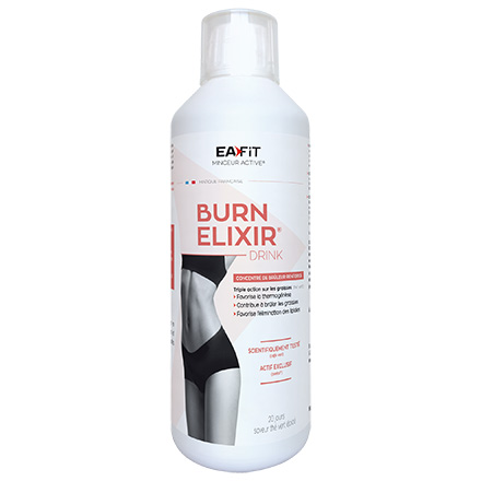 EAFIT Burn elixir go&ucirc;t th&eacute; vert &eacute;pic&eacute; flacon 500ml
