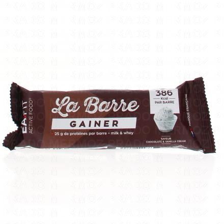 EAFIT La Barre Gainer chocolat et cr&egrave;me vanille 90g