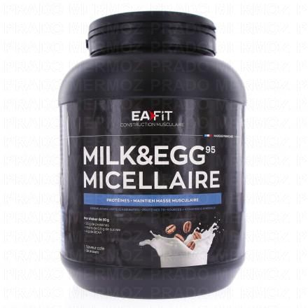 EAFIT Milk & Egg 95 saveur caf&eacute; pot de 750 gr
