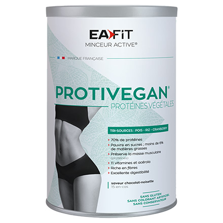 EAFIT Protivegan prot&eacute;ines v&eacute;g&eacute;tales vanille caramel 450g