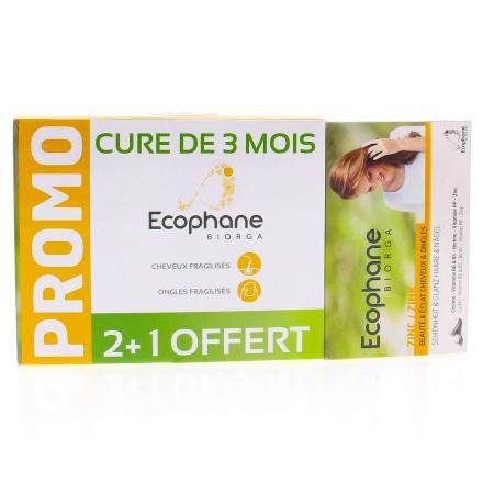 ECOPHANE Beauté & éclat cheveux & ongles offre spéciale comprimés x60 x 3