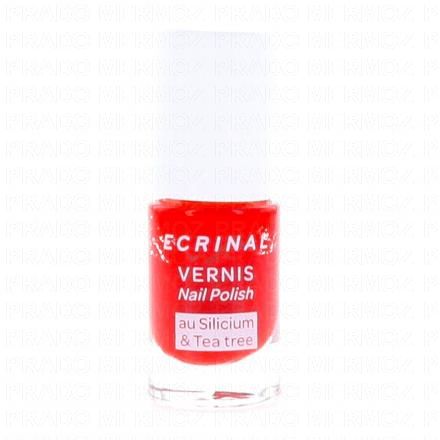 ECRINAL Ongles - Vernis Silicium + Tea Tree 5 ml (rouge coral)