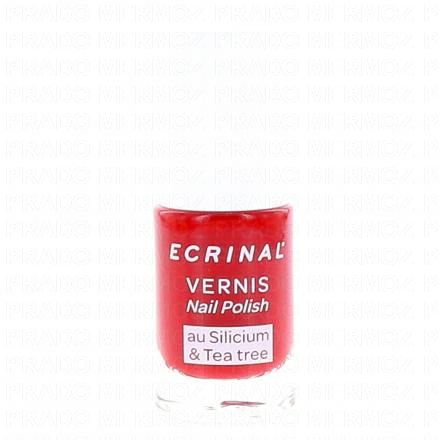 ECRINAL Ongles - Vernis Silicium + Tea Tree 5 ml (rouge passion)