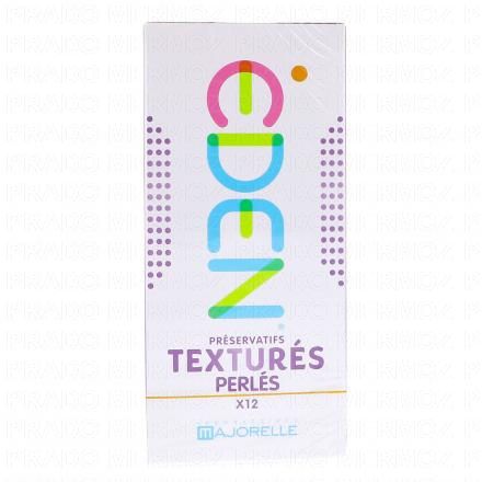 EDEN Préservatifs - Masculins Texturés Perlés x12