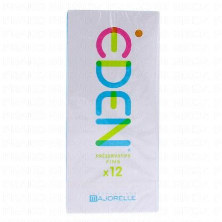 EDEN Préservatifs - fins (taille normale x12)
