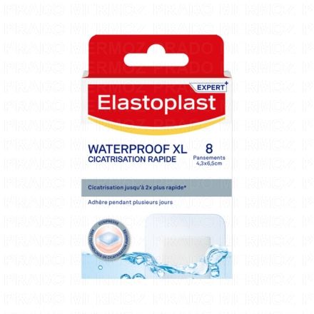 ELASTOPLAST Cicatrisation Rapide - Pansements Waterproof (grand modèle (x8))
