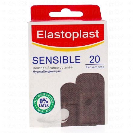ELASTOPLAST Sensible - Pansements (peaux noires x20)