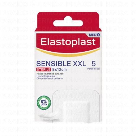 ELASTOPLAST SENSIBLE XXL - Pansements 10 x 8 cm boîte de 5