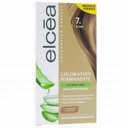 ELCEA Coloration permanente à l'aloé vera Blond 7.