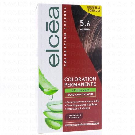 ELCEA Coloration permanente à l'aloé vera auburn 5.6