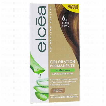 ELCEA Coloration permanente à l'aloé vera blond foncé 6.