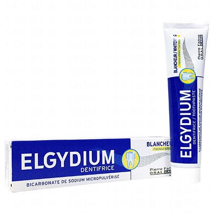 ELGYDIUM Dentifrice blancheur go&ucirc;t citron