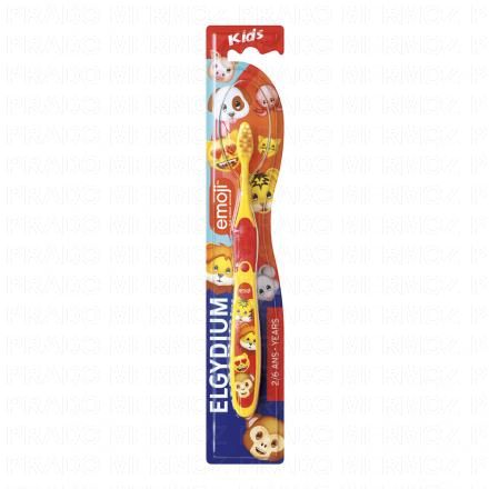 ELGYDIUM Kids - Brosse &agrave; dent 2-6 ans (emoji)