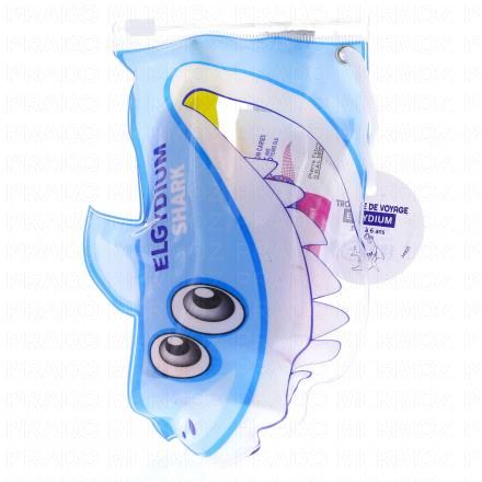 ELGYDIUM Kids Trousse Voyage hygi&egrave;ne dentaire (requin)
